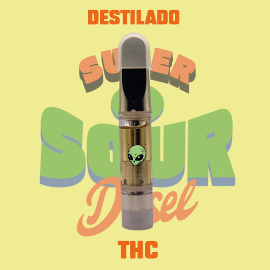 CARTUCHO WAX THC DESTILADO SÚPER SOUR DIÉSEL