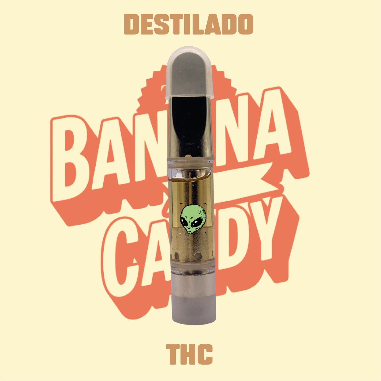 CARTUCHO WAX THC DESTILADO BANANA CANDY