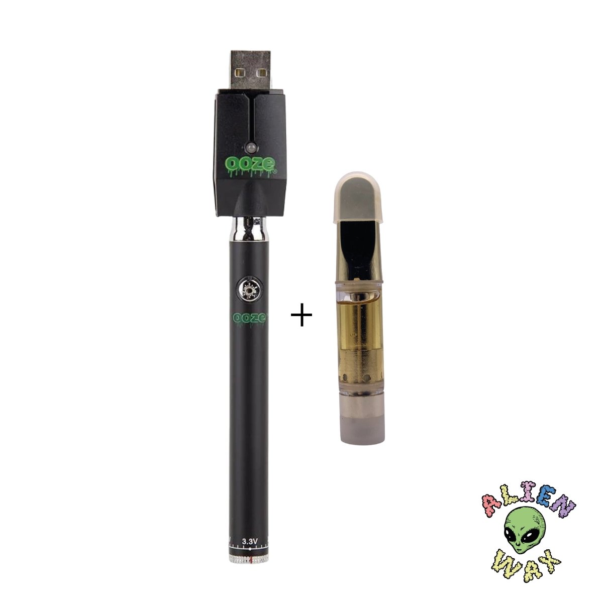 Kit Pluma y Cartuho WAX THC PREMIUM Rosca 510 - AlienWax420